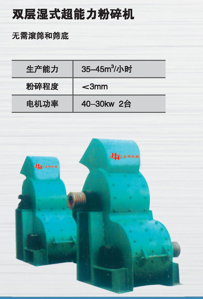 雙層濕式超能力粉碎機
