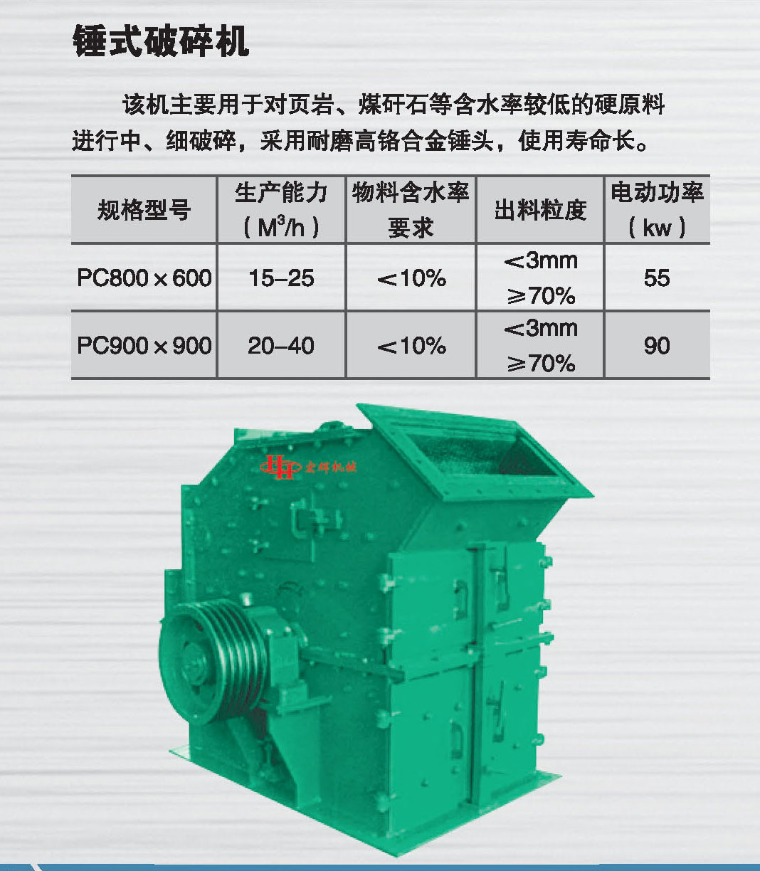 錘式破碎機